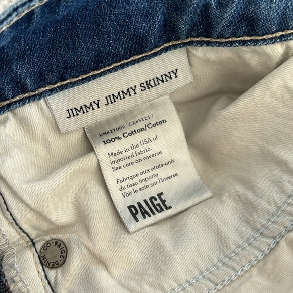 Paige Jimmy Jimmy Skinny Jeans - Picture 8 of 9